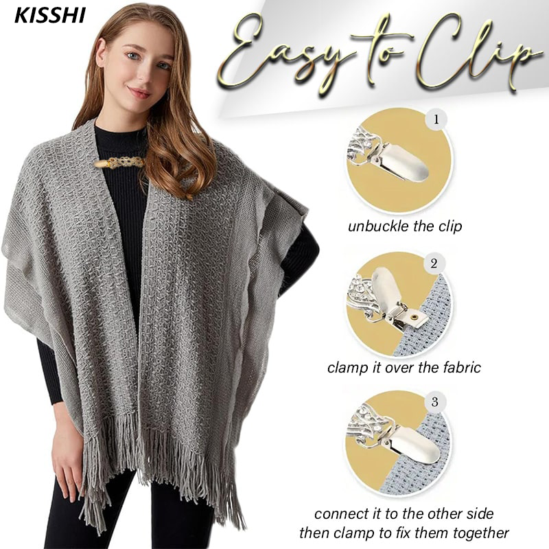 KISSHI™ High-Fashion Retro Cardigan Safety Clips💎