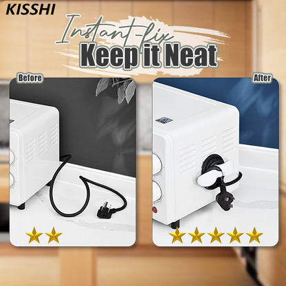 KISSHI™ Self-Adhesive Appliance Cord Winder Organizer⛓