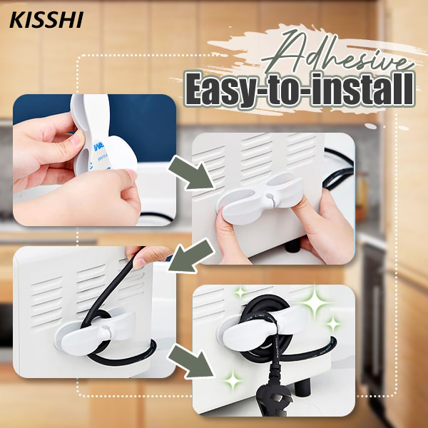 KISSHI™ Self-Adhesive Appliance Cord Winder Organizer⛓