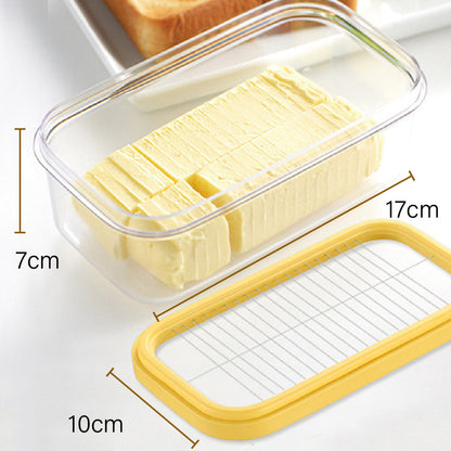 Butter Cutting Glass Storage Box