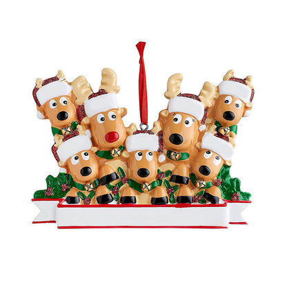 2023 Christmas Personalized Ornament Deer Families