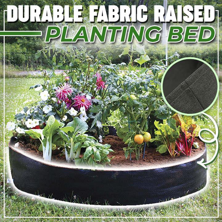 Durable Fabric Raised Planting Bed